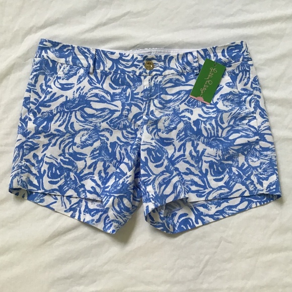 Lilly Pulitzer Women’s sz 8 Callahan Shorts Resort White On A Roll NWT - Picture 1 of 7